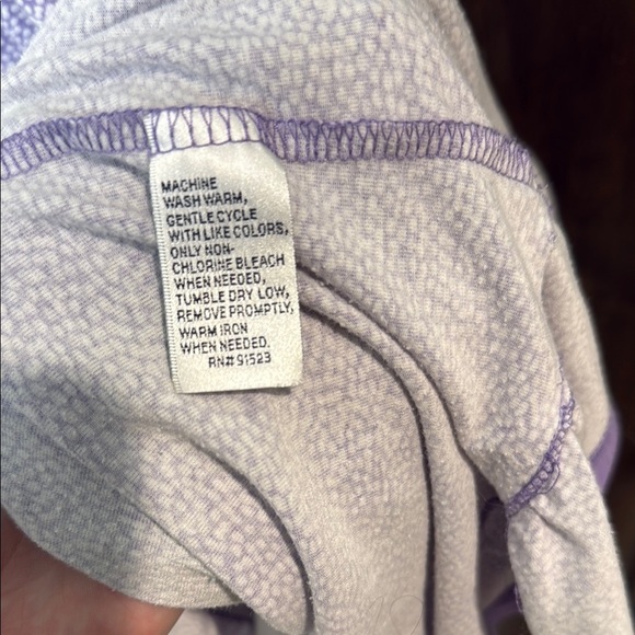 Vintage Chic Purple and White dotted Midi Dress Size L Willow bag ruffle hem - Picture 4 of 6